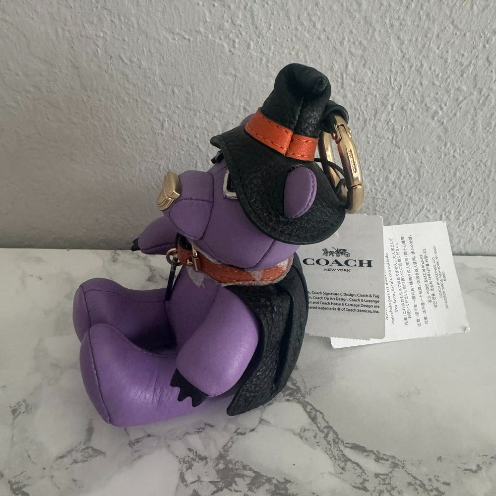 coach Halloween Witch Bear Bag Charm 6082 - Picture 2 of 7